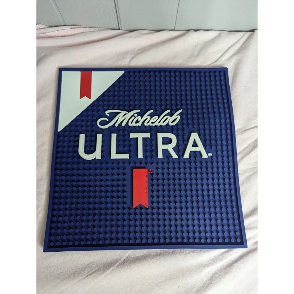 Michelob Ultra 12x12 rubber bar mat NEW man cave Sports‎ room
